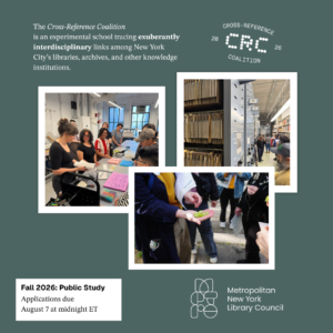 A collage of photos from previous classes at locations around New York City. Below it, white text states the deadline to apply: August 7th at 11:59pm Eastern.